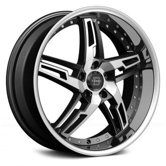 BSL-475 MARCELLO Black with Machined Face and SS Lip