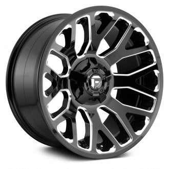 D607 WARRIOR 1PC Gloss Black with Milled Accents