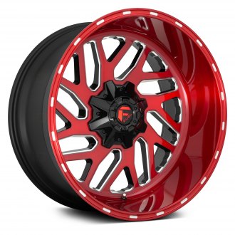 D691 TRITON 1PC Brushed Candy Red with Milled Accents