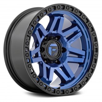 D813 SYNDICATE 1PC Dark Blue with Black Ring Wheel