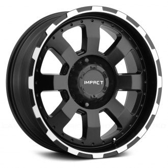 18"/20" STYLE DESTROYER Black with Machined Edges