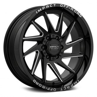824 Gloss Black with Milled Accents