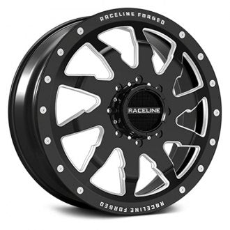 RF404B RATCHET 8 FORGED DUALLY Gloss Black with Milled Accents
