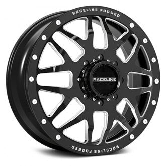 RF405B STATIC 8 FORGED DUALLY Gloss Black with Milled Accents