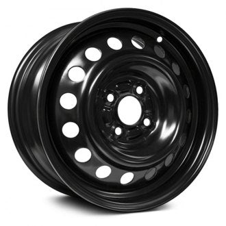 15" STEEL WHEEL 4 LUG X45619 Black
