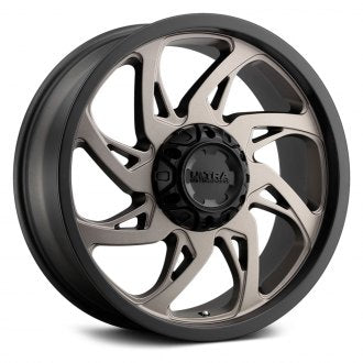 230BZ VILLAIN WITH COVERED LUGS Satin Bronze with Satin Black Lip and Clear Coat