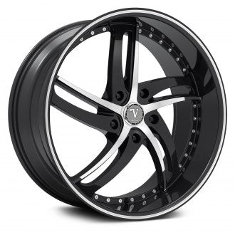 VW25 Black with Machined Face