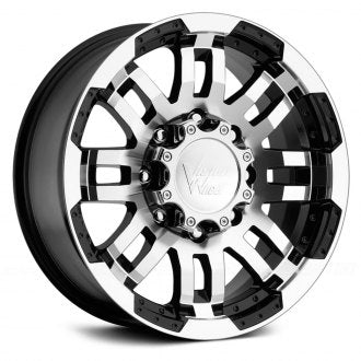 375 WARRIOR Gloss Black with Machined Face and Lip