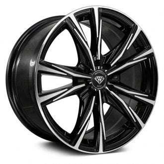 W2750 Gloss Black with Machined Face