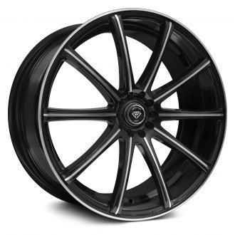 W3195 Black with Machined Face