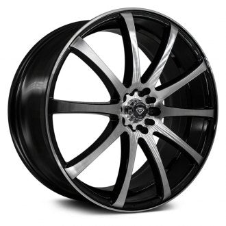 W3196 Black with Machined Face