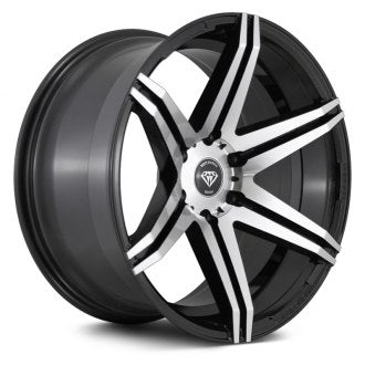 W8154 Black with Machined Face