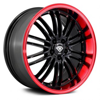 W820 Black with Red Lip