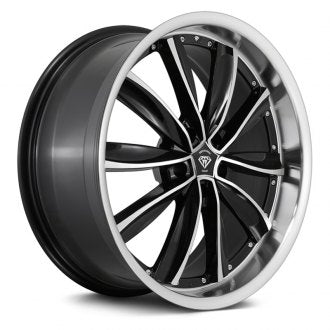 W981 Gloss Black with Machined Face